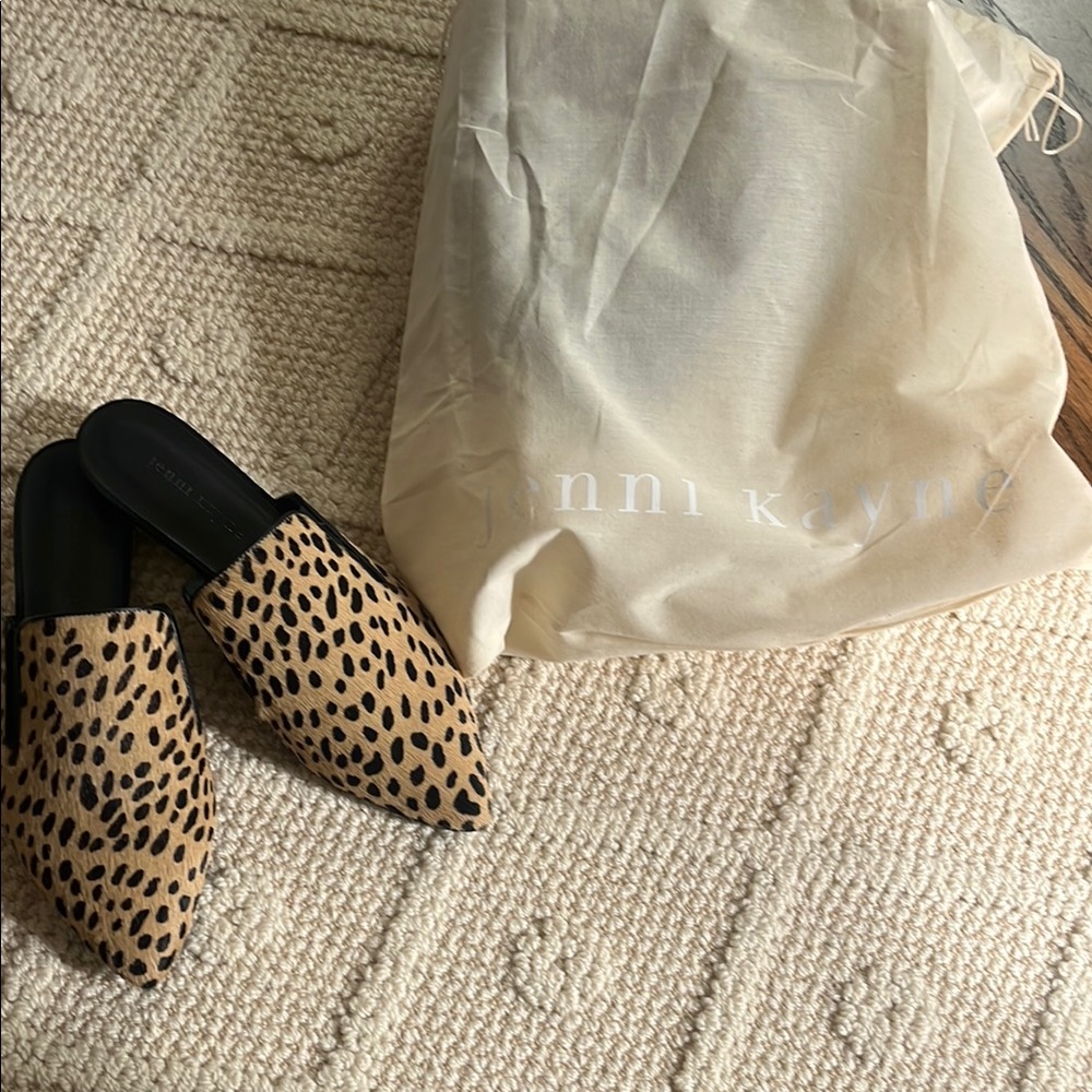 Jenni Kayne Animal Print Mules